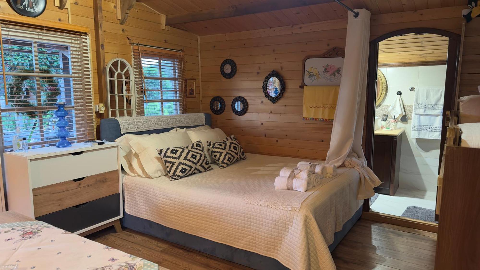 A Wooden House In